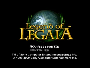 Legend of Legaia (FR) screen shot title